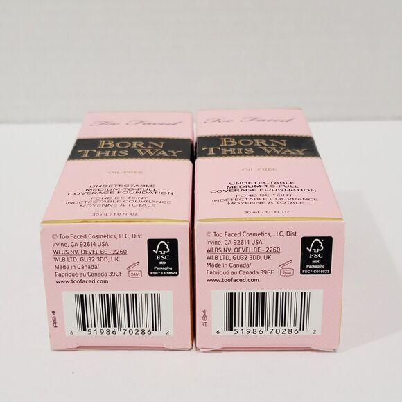 Too Faced Born This Way SPICED RUM Undetectable Med to Full Foundation 1.0oz Lot - Picture 10 of 10